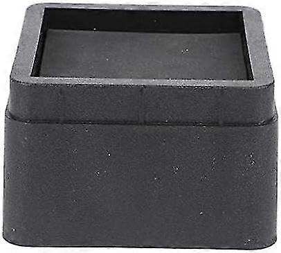 4 Pack Black Furniture Legs Durable Bed Risers Stackable 2 Floors for Sofas Tables Chairs