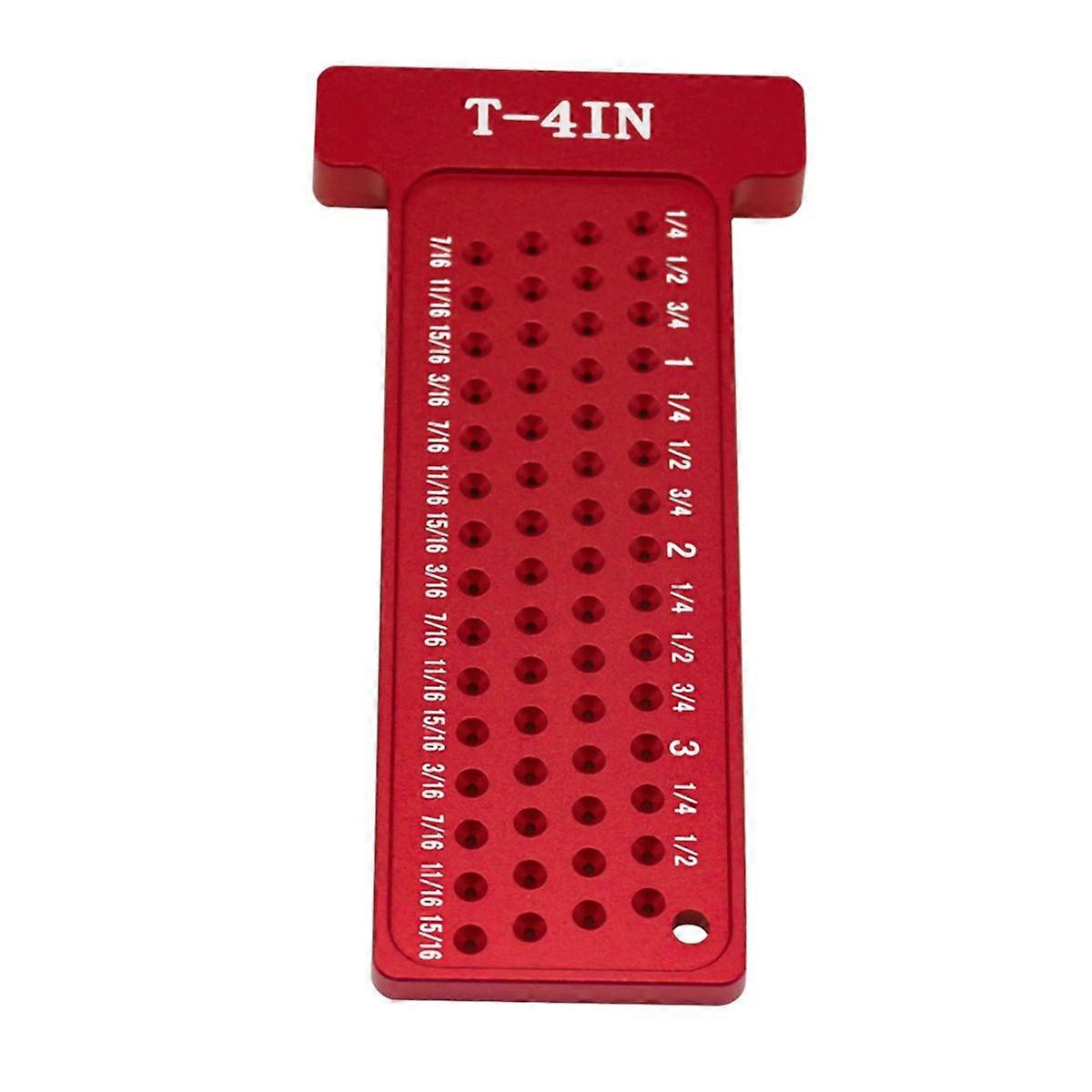 Kit d'équerres de menuiserie 2 pièces - Rapporteur d'équerre de menuiserie multi-angles 3D et traceur de trous en T R