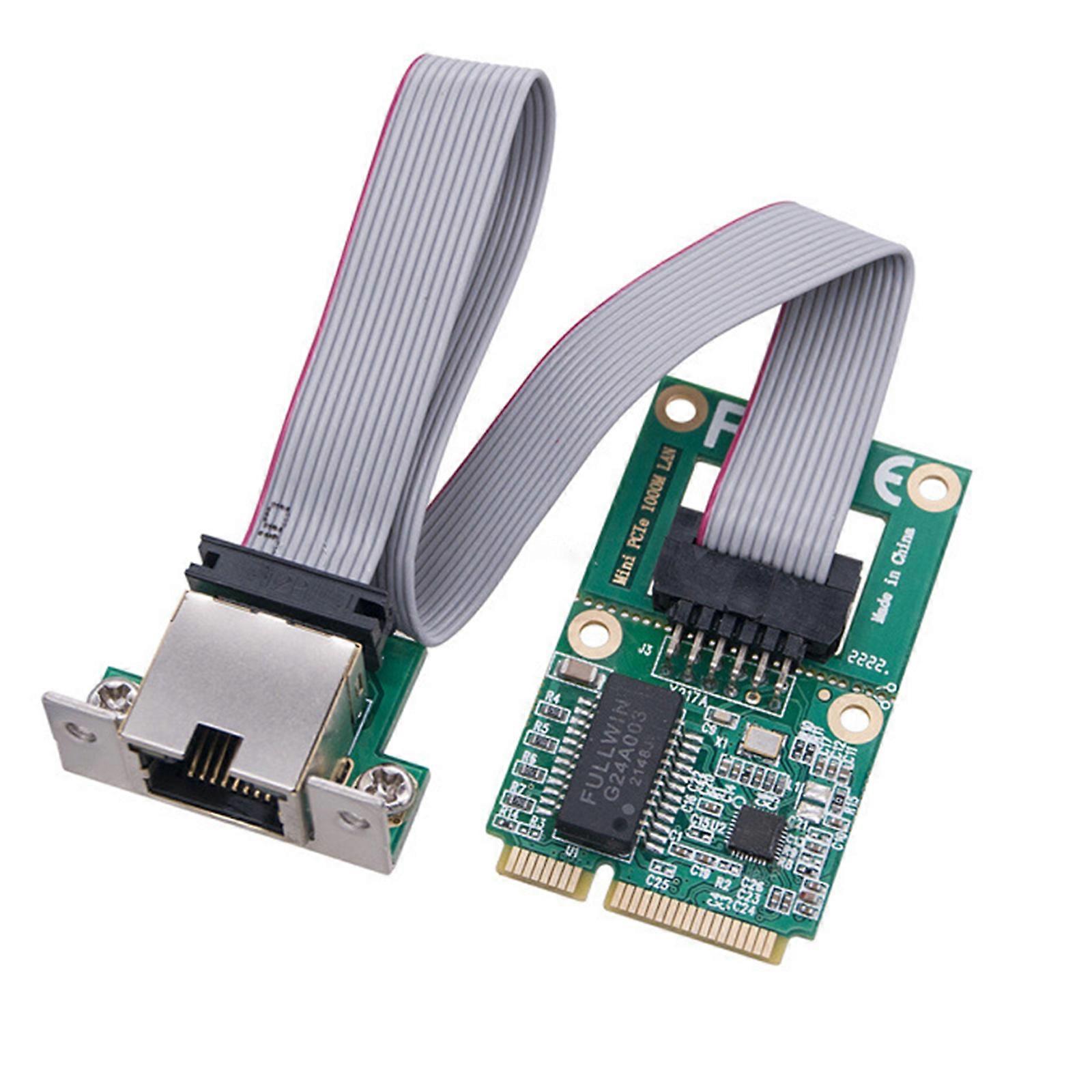 Single Port 1000Mbps Mini PCI-E Gigabit Network Card RTL8111F RJ45 Lan Adapter