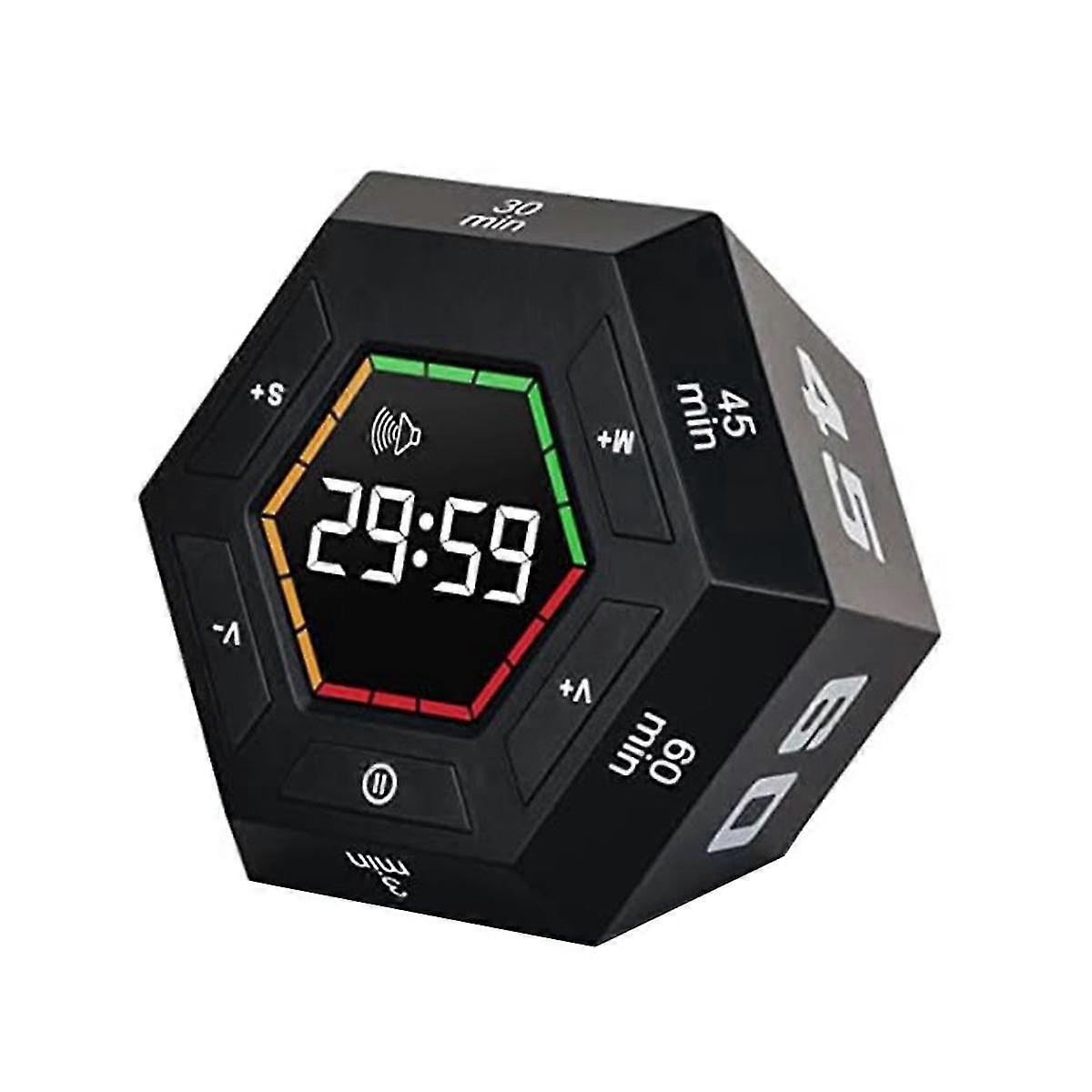 Pomodoro Timer, Productivity Timer,3, 5, 15, 30, 45, 60 Minute Preset Smart Countdown Timer, Time M