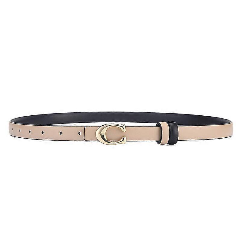 New Women's Fashionable C-shaped Buckle Thin Belt, Detachable Double Side Denim Belt As A Gift For Mothers And GirlfriendsBelts