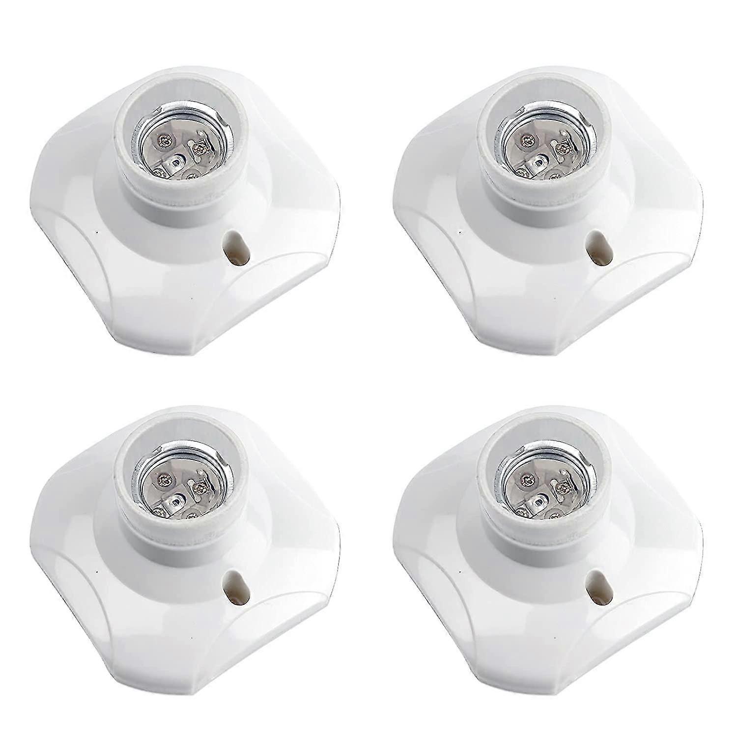 E27 Screw-in Ceiling Socket, E27 Garage Socket, Ac 220-240v, Led Bulb Socket Holder, E27 Ceiling Bas