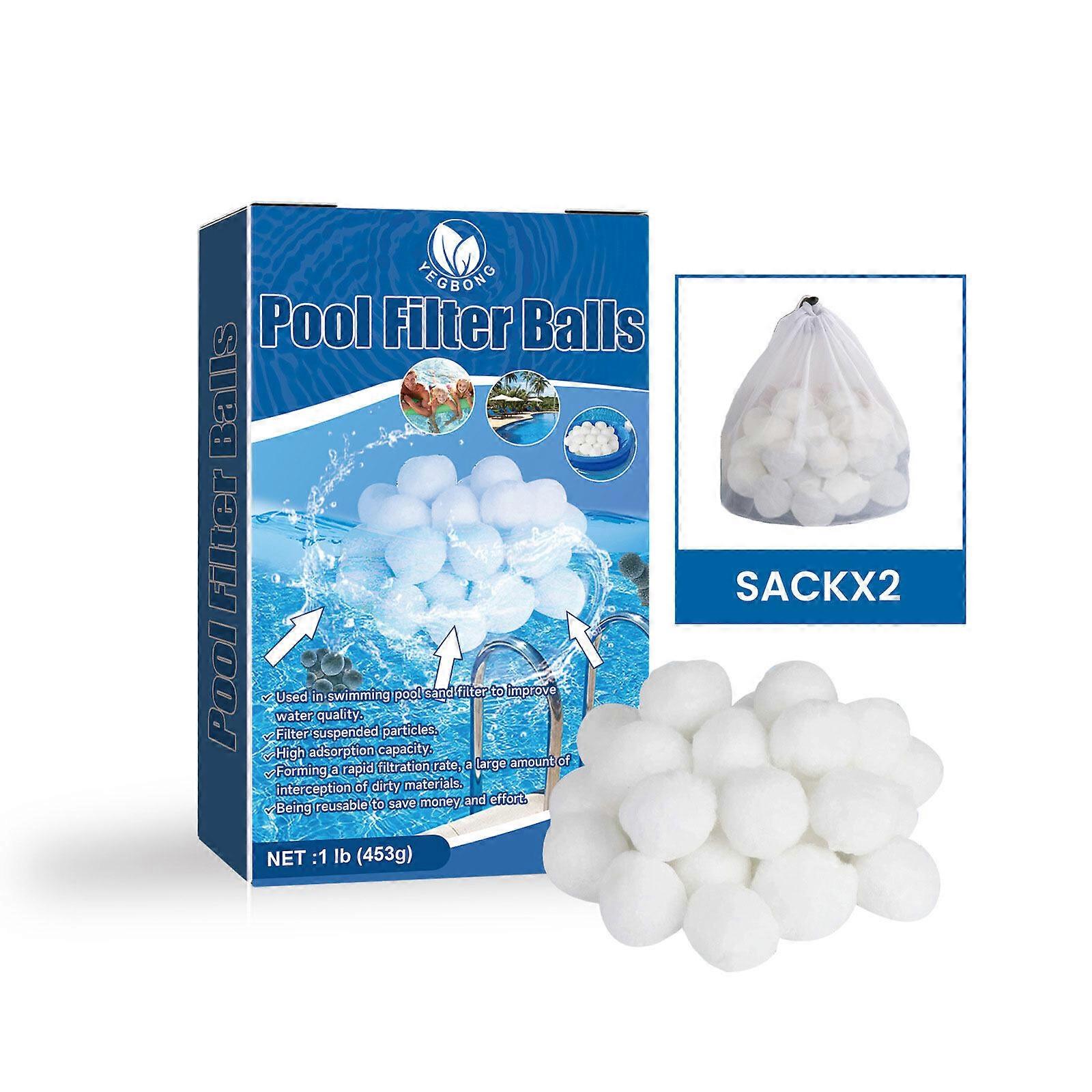 Pool Eco-Friendly Filter Balls - replace Sand For Pool filter Reusable New