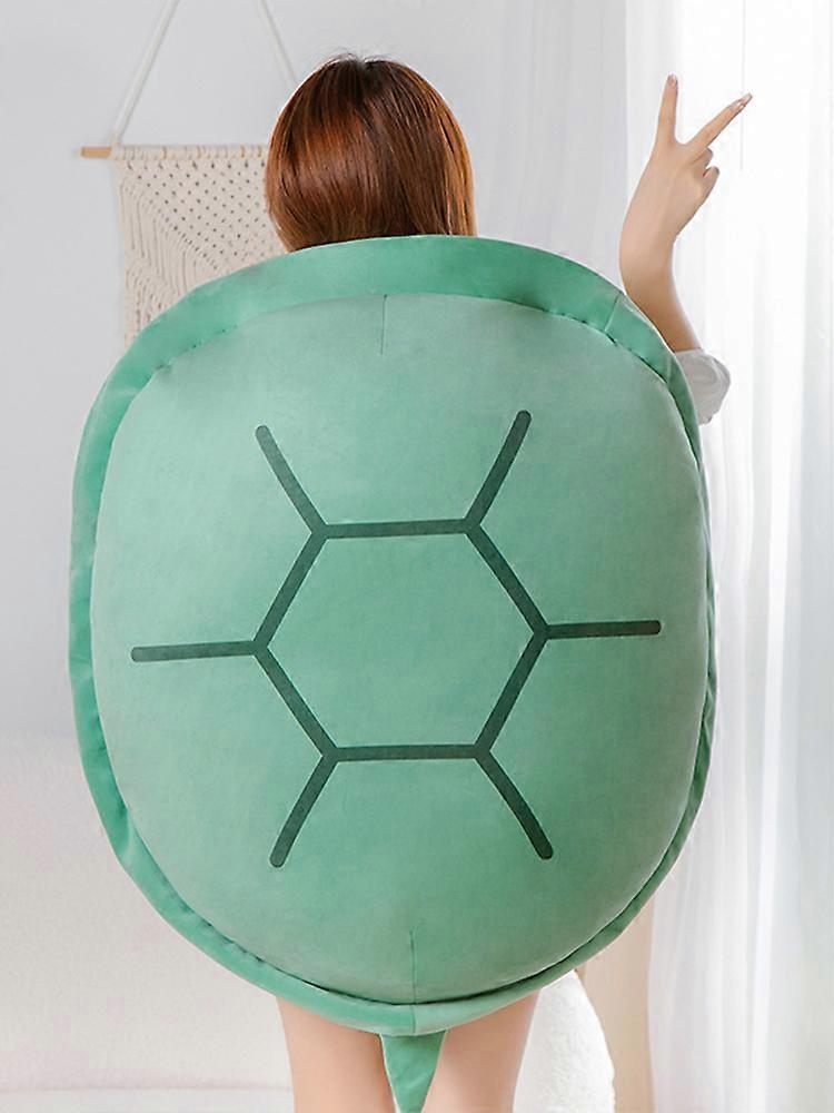 60/80cm Wearable Turtle Shell Pillows,Tortoise Plush Pillow Turtle Shell Stuffed