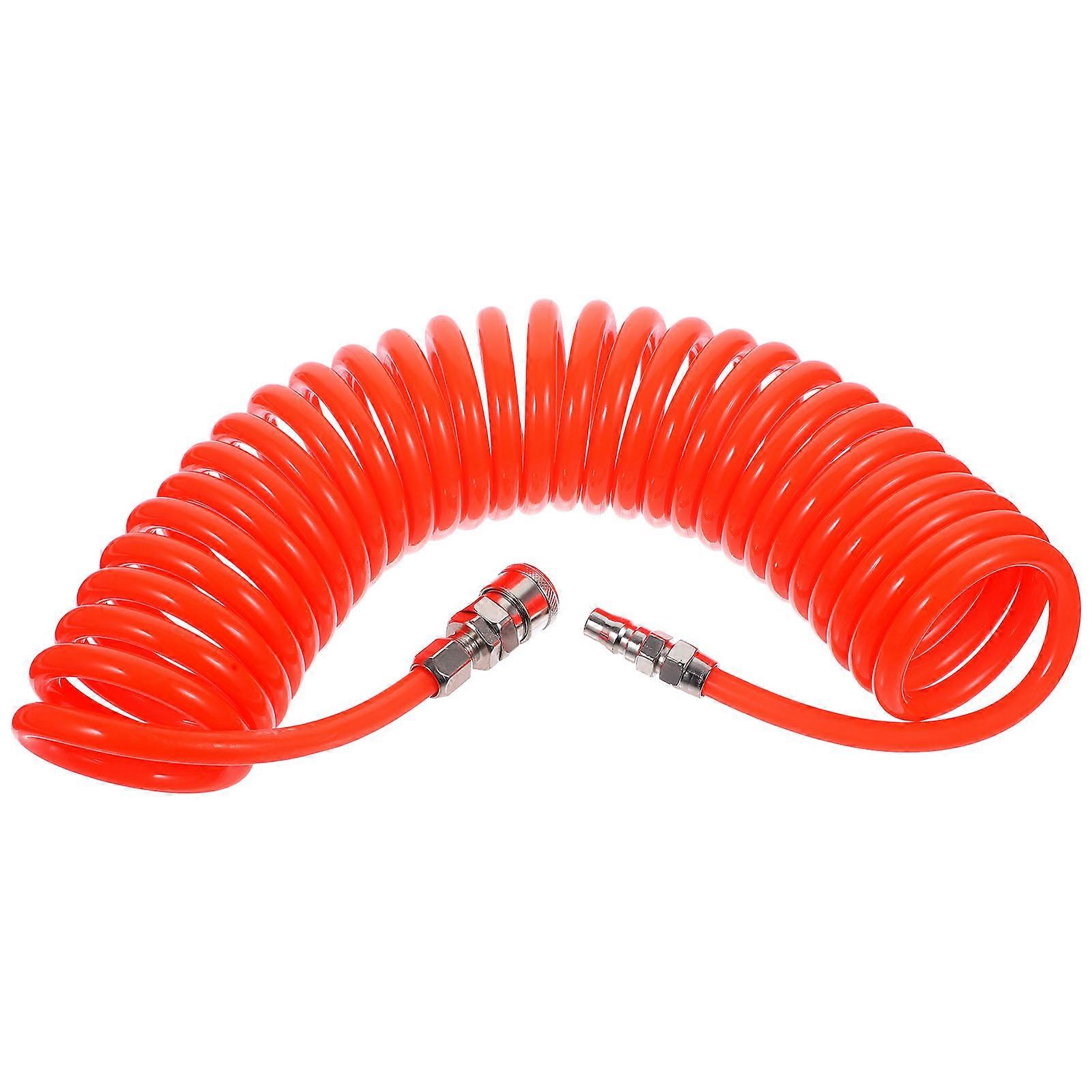 Pneumatic PU Spring Tubing Air Compressor Hose Telescopic Spring Tube Trachea with Connector