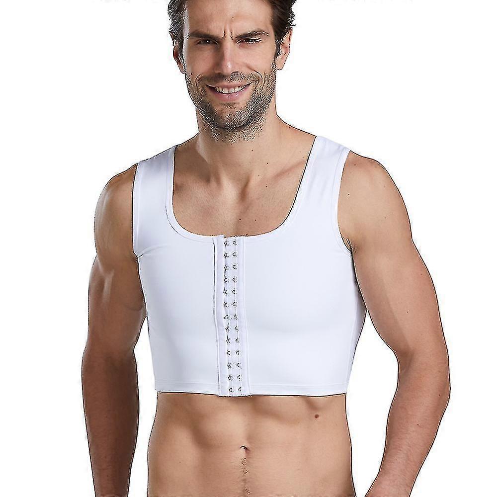 Men Compression Corset Body Shaper Tank Top Shapewear Slimming Undershirt