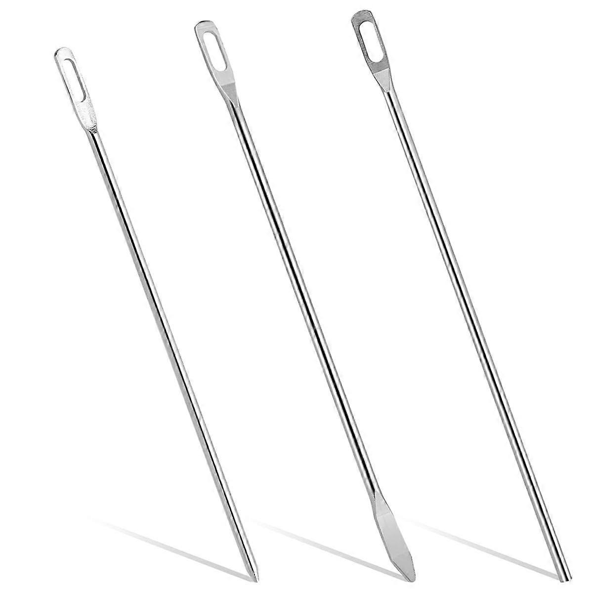 3 Pcs Drawstring Threader Tool Replacement Sewing Needle Metal Quick Threader Rope Flexible Easy Drawstring Threader