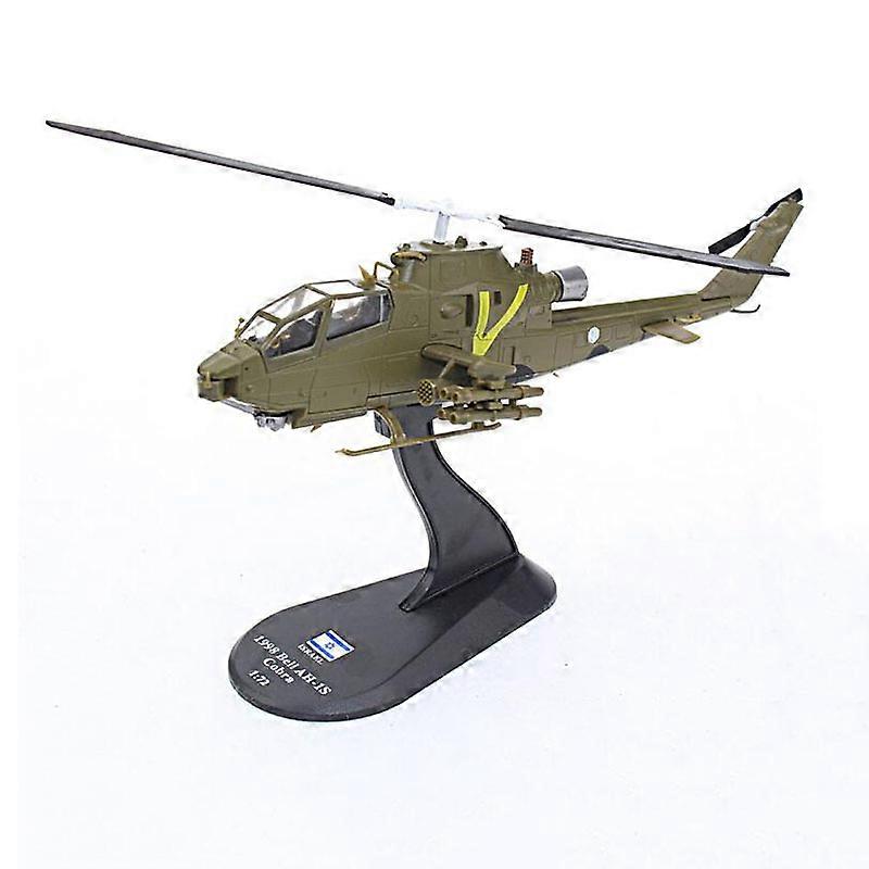1:72Scale Model AH-1S BELL 214ST Cobra Attack Israel Helicopter Millitary Diecast Aircraft Airplane Plane Colelction Display Toy