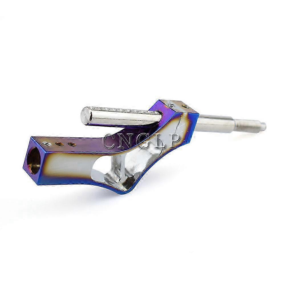 Universal Titanium / Neo chrome Gear Lever Extension Stick Adjustable Height Car Shift Knob Gear Shifter Extender Kit Aluminum