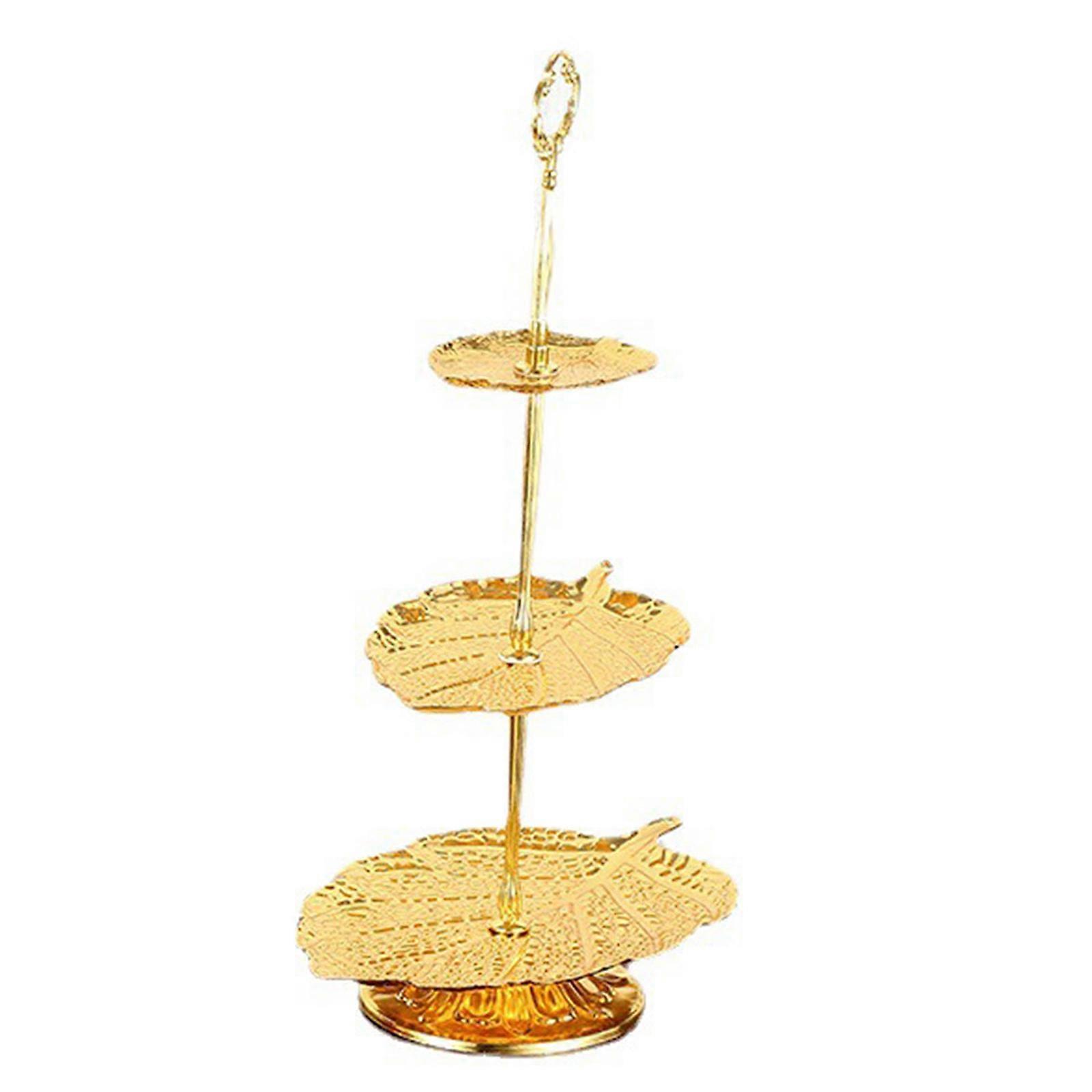 Fruits Dessert Display Plate 1/2/3 Tiers Cupcake Stand Snack Serving Tray
