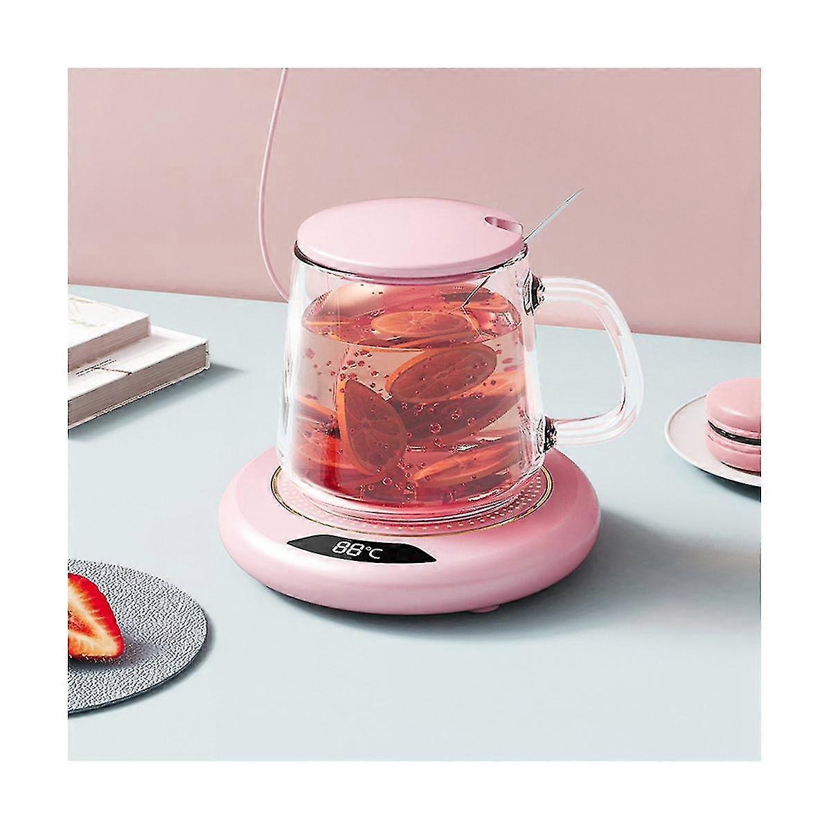 USB Heating Coaster Warm Heating Pad Constant 3Gear Digital Display Adjustment Touch Heater for Hom