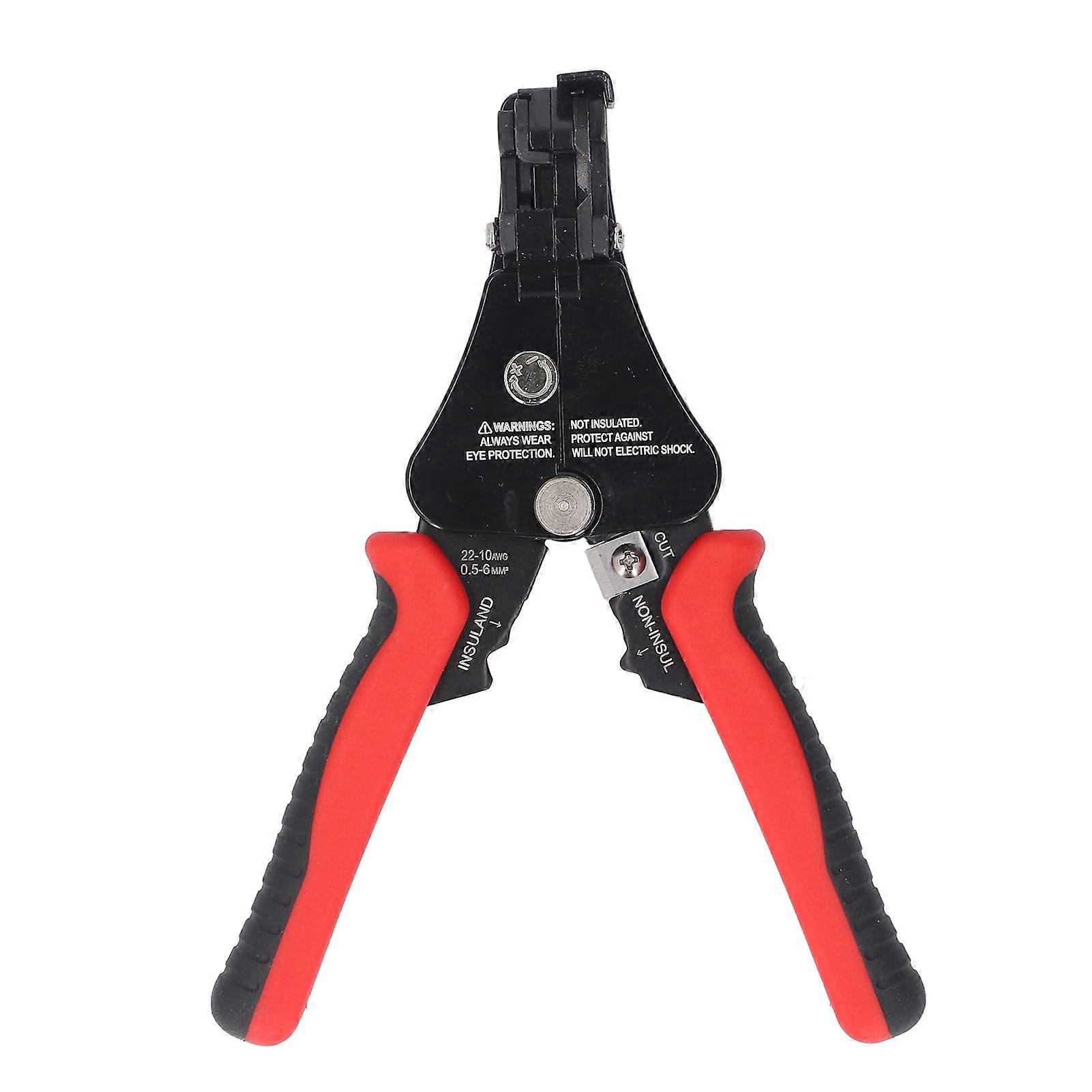 DEWIN 3 in 1 Wire Stripper, Adjustable Cable Pliers Terminal Crimper Electrical Tools for 8AWG 10AWG 12AWG 14AWG 18AWG Stripping 10-22AWG Crimping