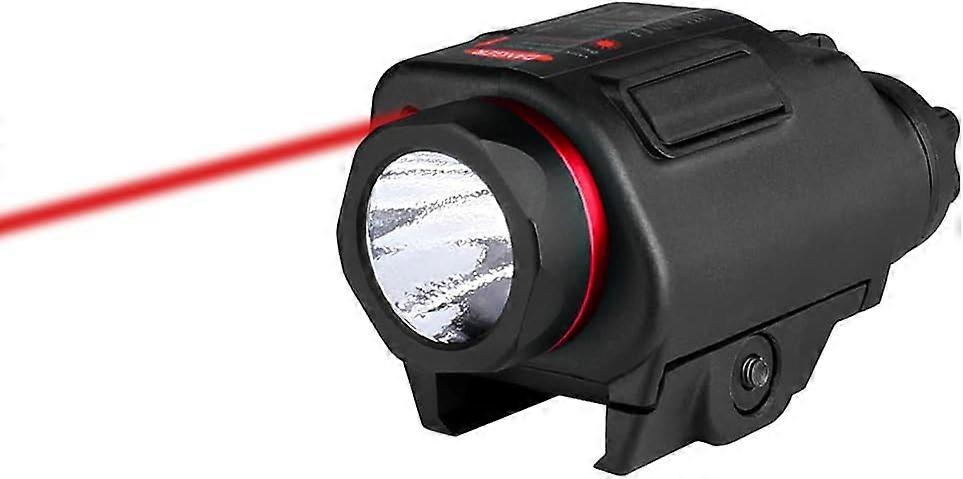 Universal Pistol Light Combination Red Laser Aiming Flashlight Light