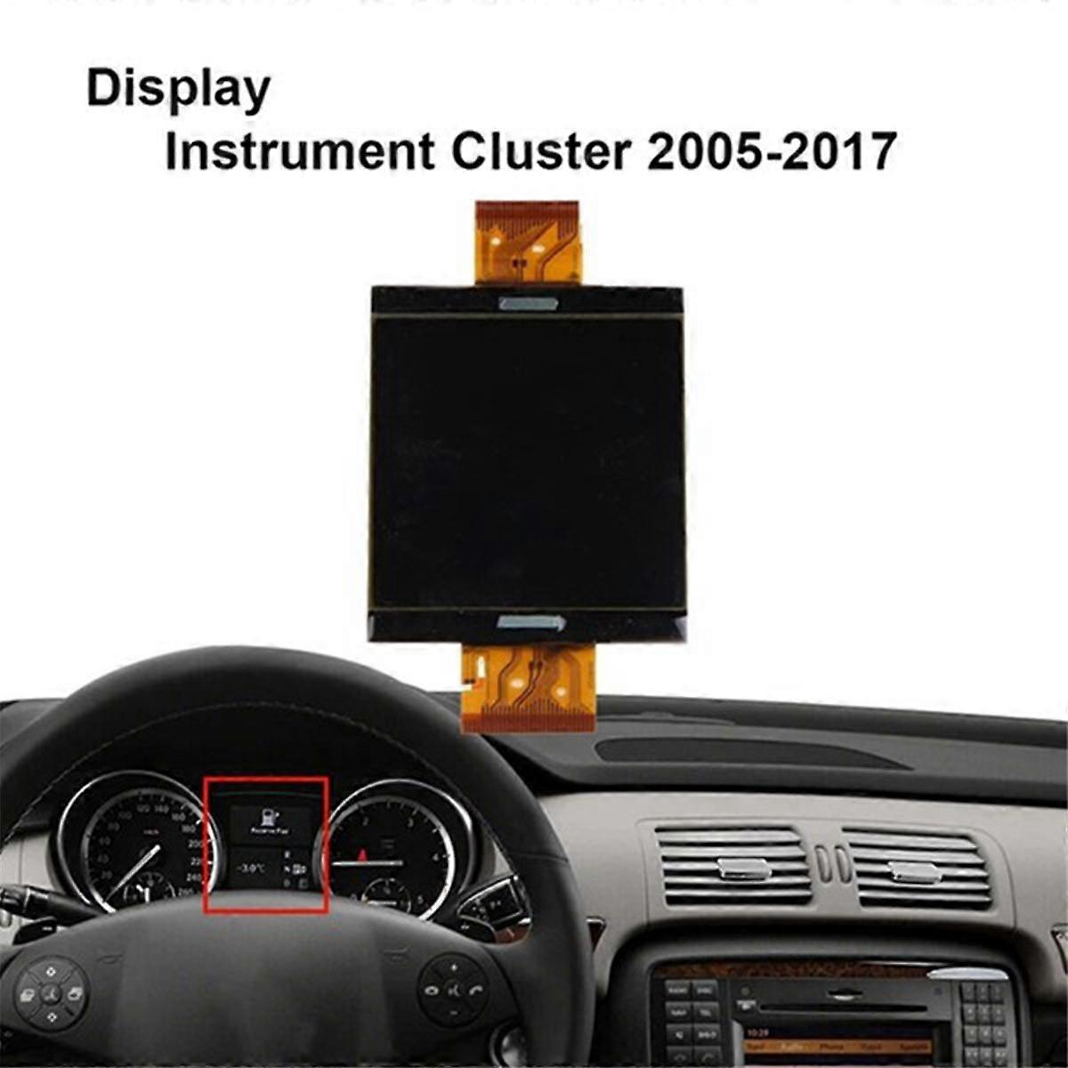 Affichage du tableau de bord du compteur de vitesse de voiture pour le remplacement de l’écran d’affichage LCD ML W164 X164