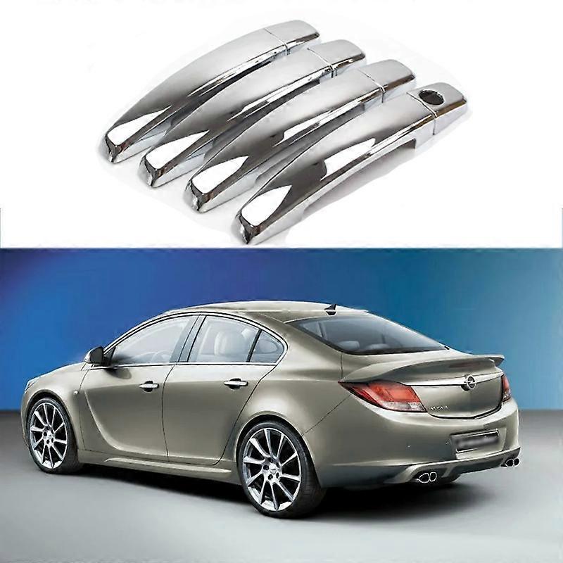 Applicabile a 09-16 Opel Insignia Maniglia Maniglia Porta Copertura Carrozzeria Decorazione Fibra di carbonio 1 foro