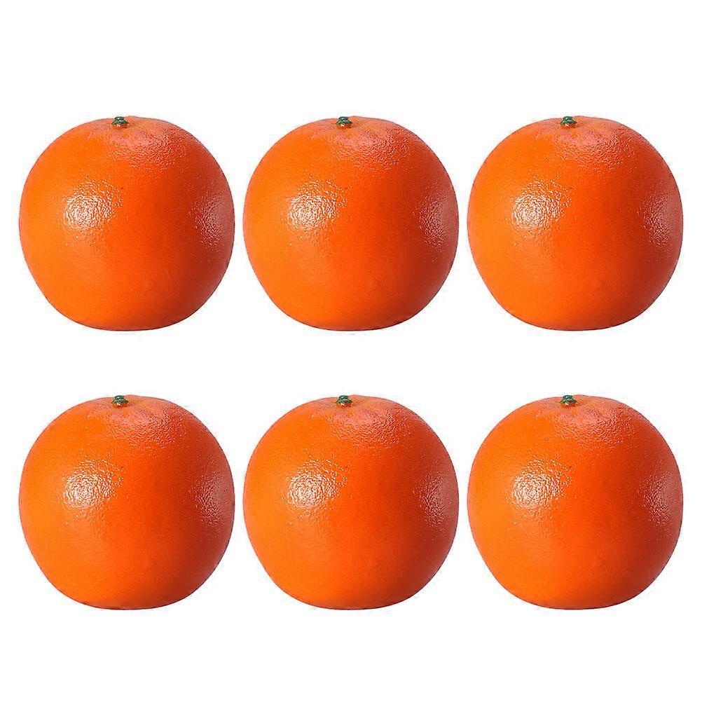 6 Pcs Artificial Fruit Model Ornament Realistic Fruit Model Fruit Model Ornament