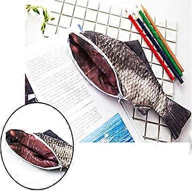 Fish Pen Bag Portemonnee - Nylon Leuke Vis Etui - Visvormige Etui - Visvormige Briefpapier Etui - Nieuwigheid Grappige Kleurrijke Vis Pen Tas Voor School - Klaslokaal - Jongens - Kantoren - Geschenken