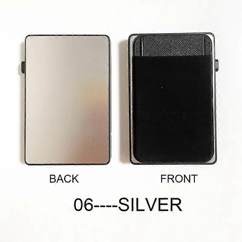 Slim RFID Fashion Pop-up Push Button Card Case With Elasticity Pouch Anti-theft Creative Smart Wallet New Name Card Holder