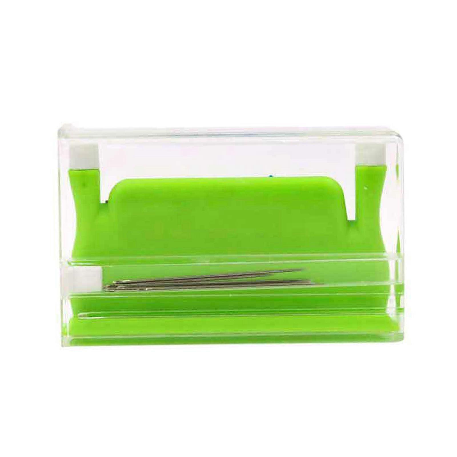 Desk Needle Threader, Automatic Double Needle Hand Threader Hand Threader Double Hole Needle Threader New