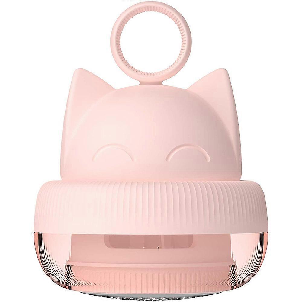 Clothes Shaver,Powerful and Efficient Lint Remover for Sweater, Sofa,USB or Battery Powered Lint Shaver,Cute Silicone Skin-Friendly Remover(Pink)