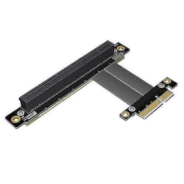 Naiwang Pci-e Pci 16x To 4x Extens Ribbon Cable Adapter Cable 90 De To 180 De-0.1m