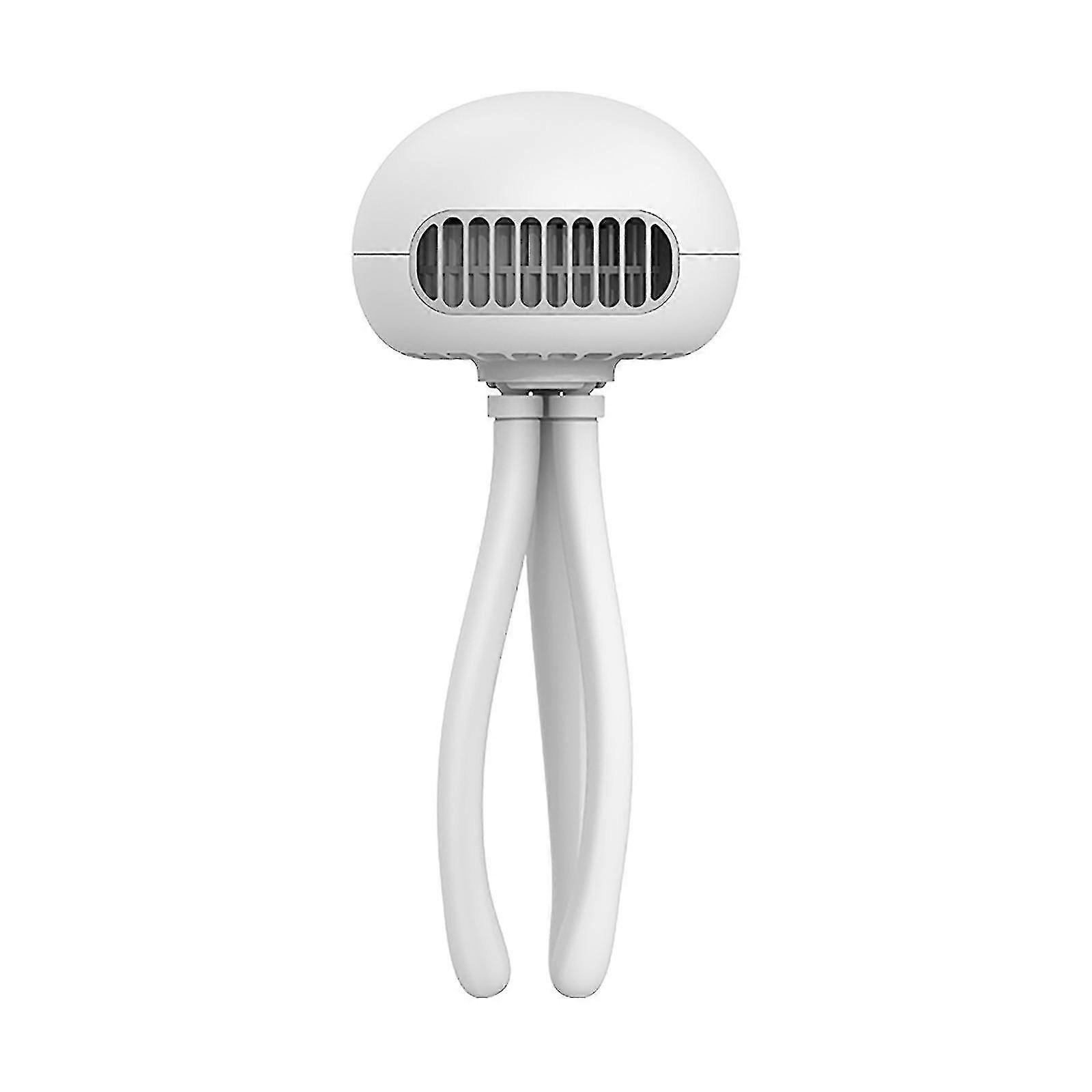 Summer Jellyfish Mini Inverter Fan Portable Deformable Stand Usb Charging Fan