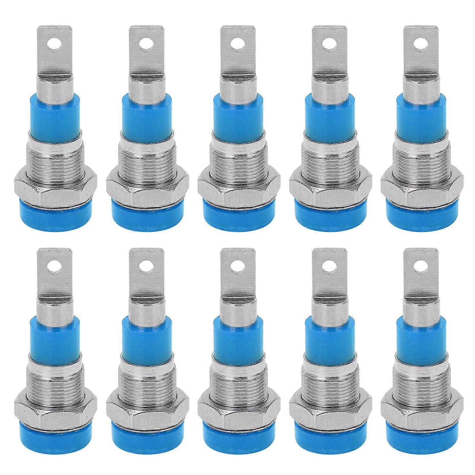 Nickel-Plated Banana Socket - High Connectivity, Easy Install, Versatile Electrical Use