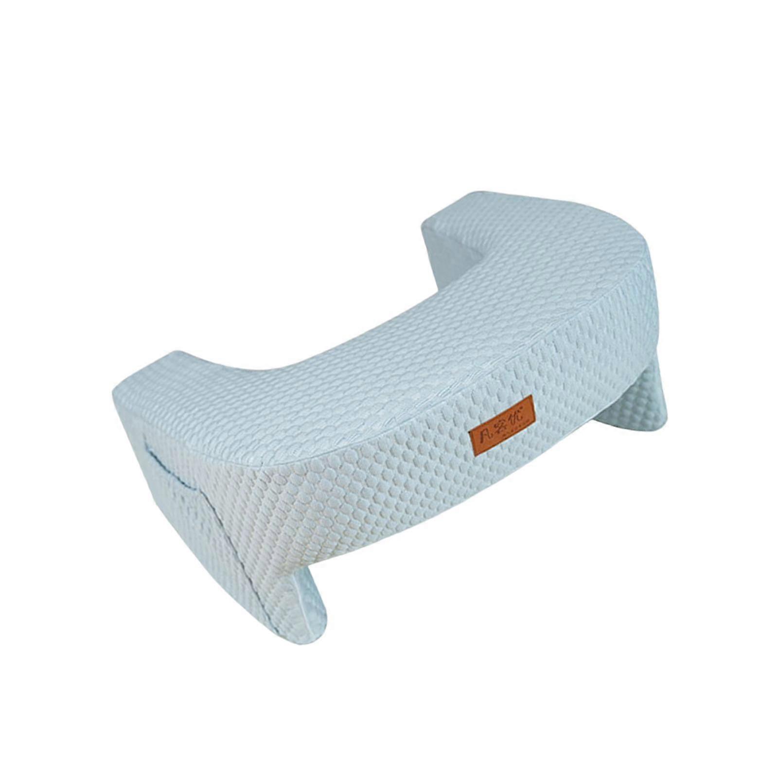 Reading Pillow Comfort for Adults Laptop Stand for Crocheting Gaming Working Blue