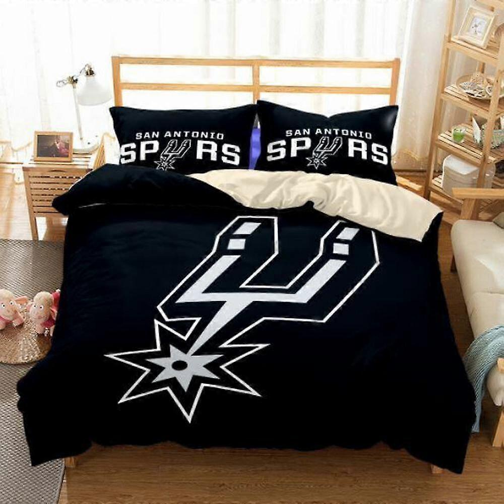 v1172 Lakens Basketbal Teams Collection Dekbedovertrek Set Kussensloop Zachte lakens IU1172