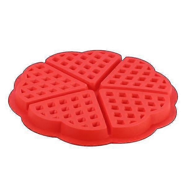 silicone square heart shaped waffle cake mold4 hearts mold