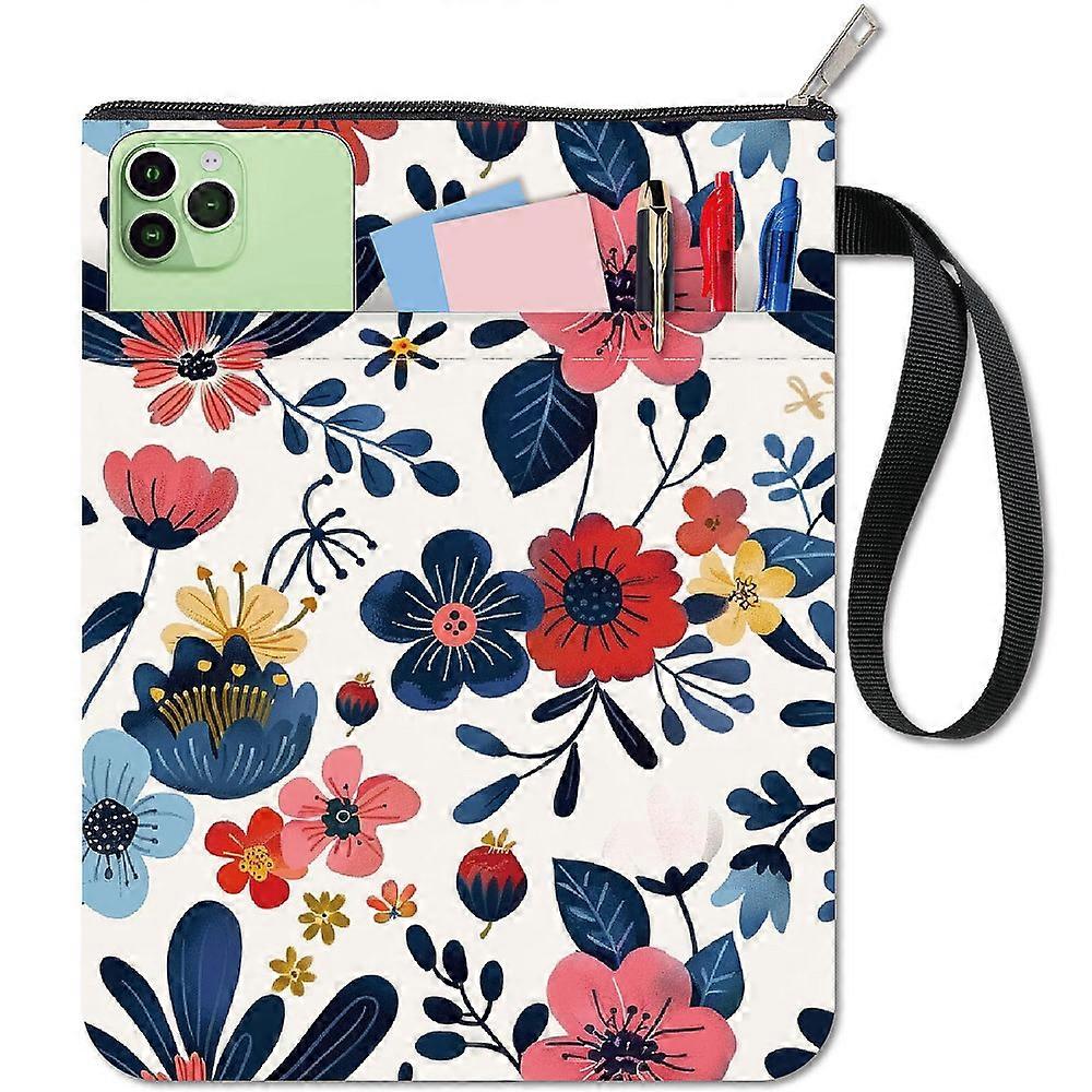 Cloth Book Cover Notebook Wraps Rectangle Flower 280x220mm