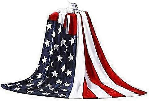 Amerikanische Flagge Fleecedecke, Sofasessel oder Couchbezug, warm und kuschelig