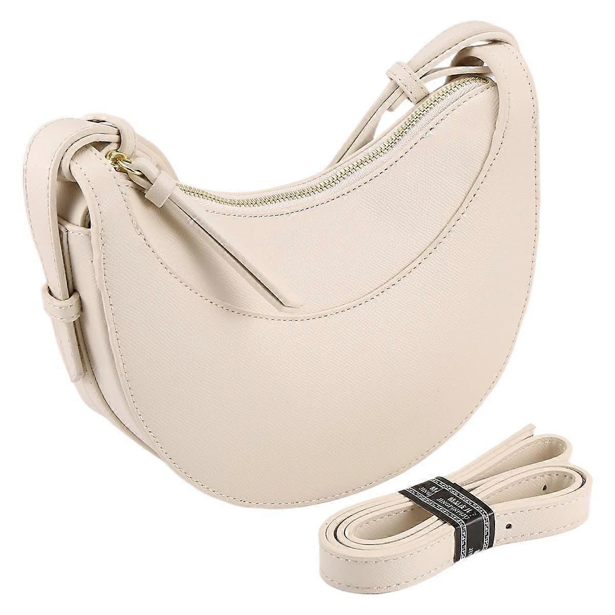 Versatile Casual Crescent Bag Saddle Bag Fashionable Handbag Shoulder Bag Large Capacity Messenger
