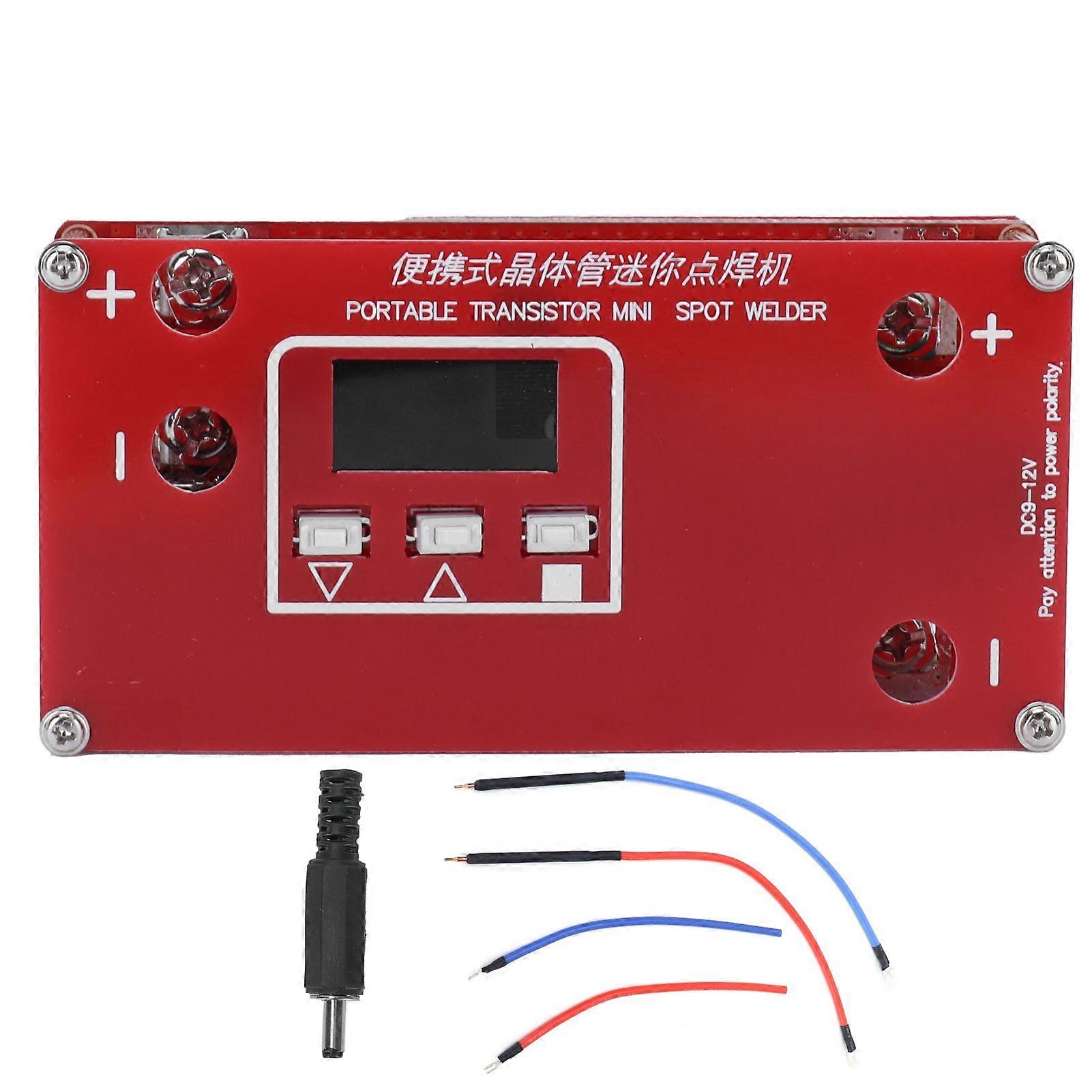 Portable Battery DIY Mini Spot Welder Machine with LCD Screen Lithium Battery Power Supply