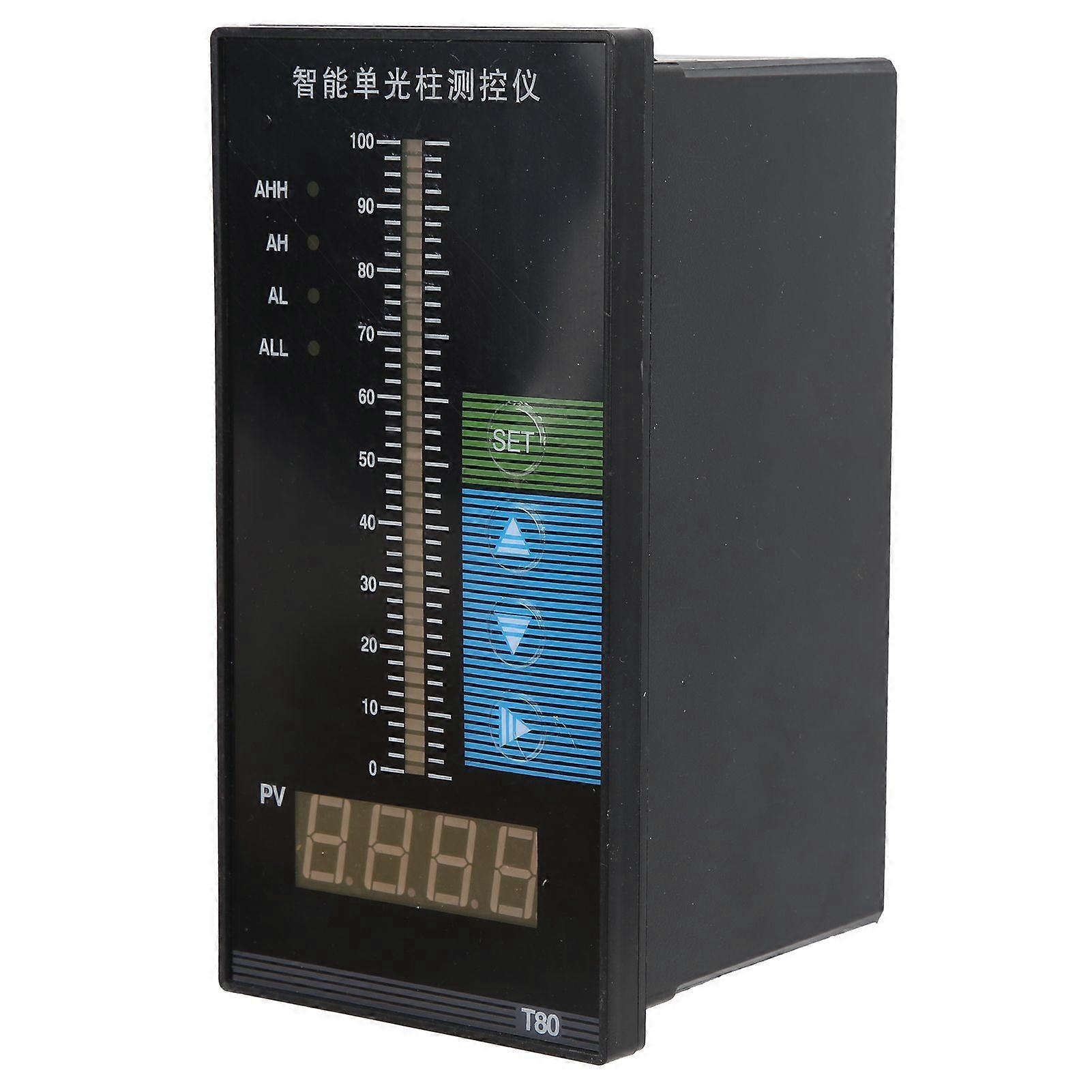 Water Level Display Meter Liquid Level Transmitter Smart Single Light Column Controller AC220V