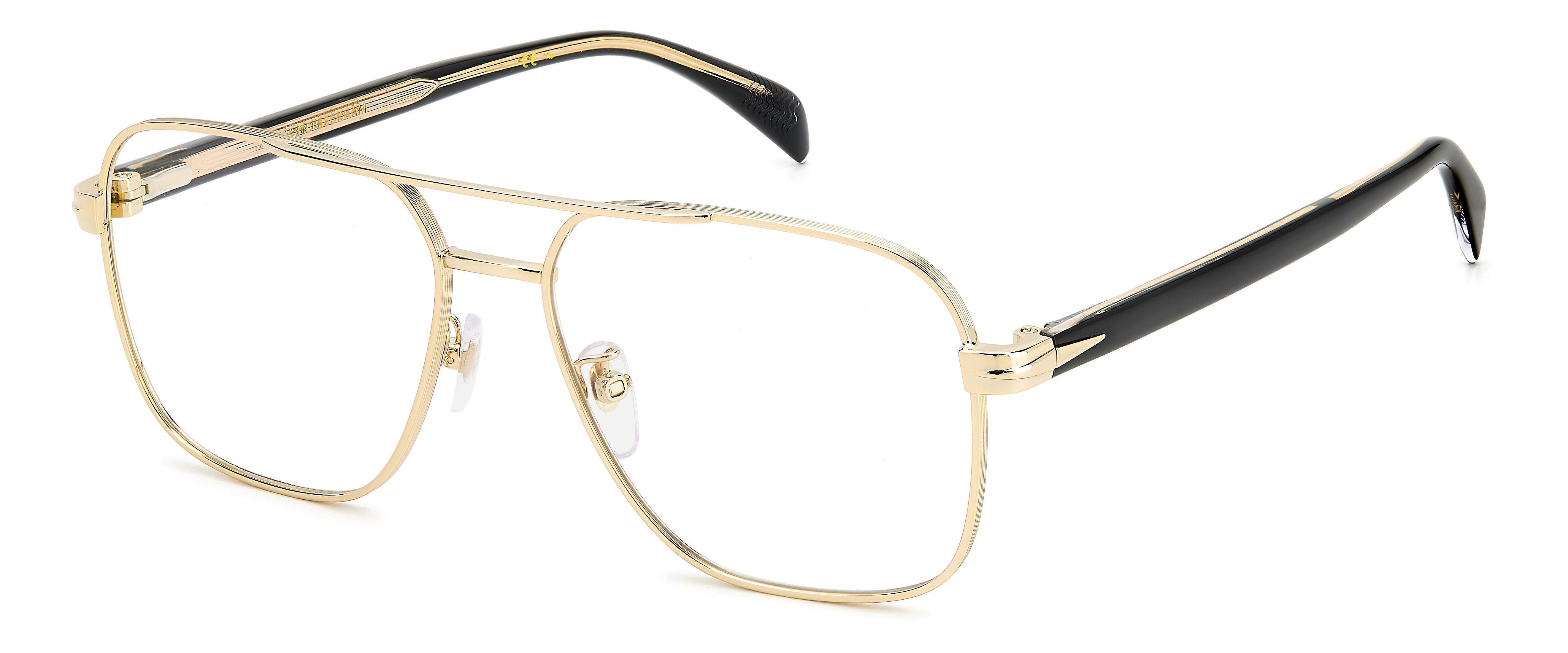 Eyewear Frames DAVID BECKHAM DB 7103 RHL GOLD BLACK 2 57/16/145 MAN
