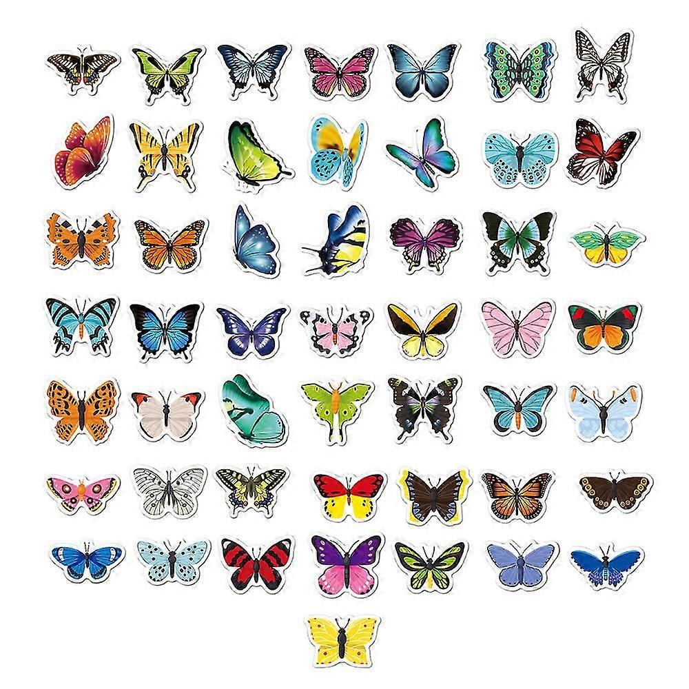 50 Butterfly Doodle Stiers, Notebooks, Water Cups, Mobile Phone Decorative Stiers,5384