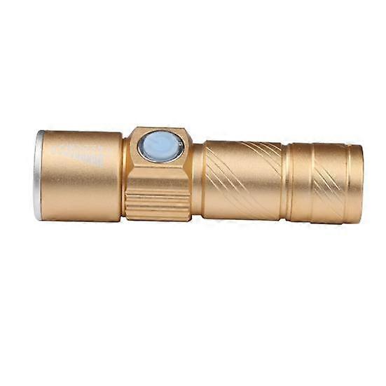 Portable USB Rechargeable Flashlight Mini Handheld Camping Torch Light Lamp