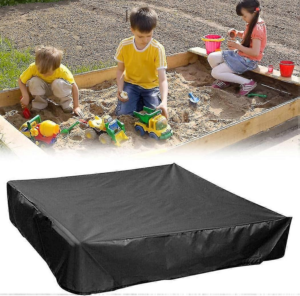 Square Sandbox Sandpit Dustproof Cover With Drawstring For Protects Sand And Toys