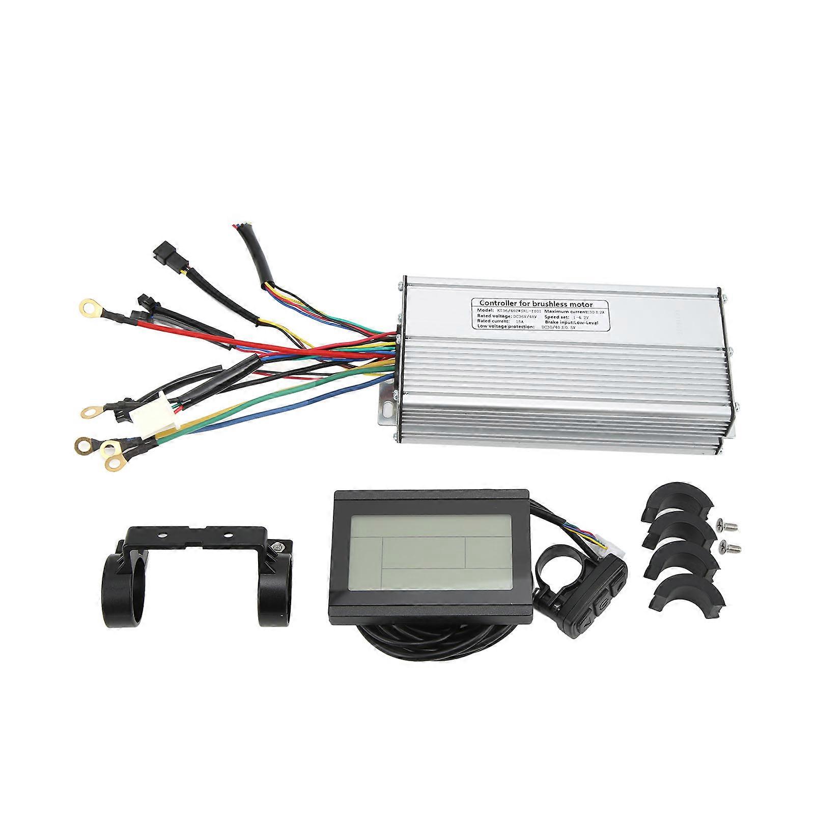 Bike Battery Conversion Kit 30A Controller with LCD3 Display for Electric Bicycle 36V 48V 1000W DC Motor