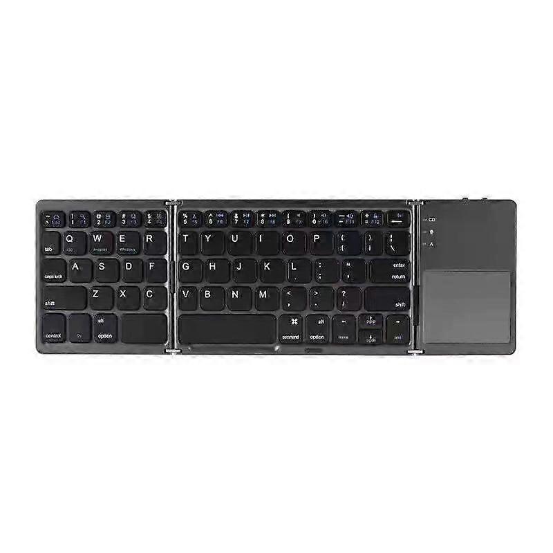 New Mini Folding Teclado Bluetooth-compatible Keyboard For iPad Android Windows iOS Phone Tablet Wireless Keyboard With Touchpad