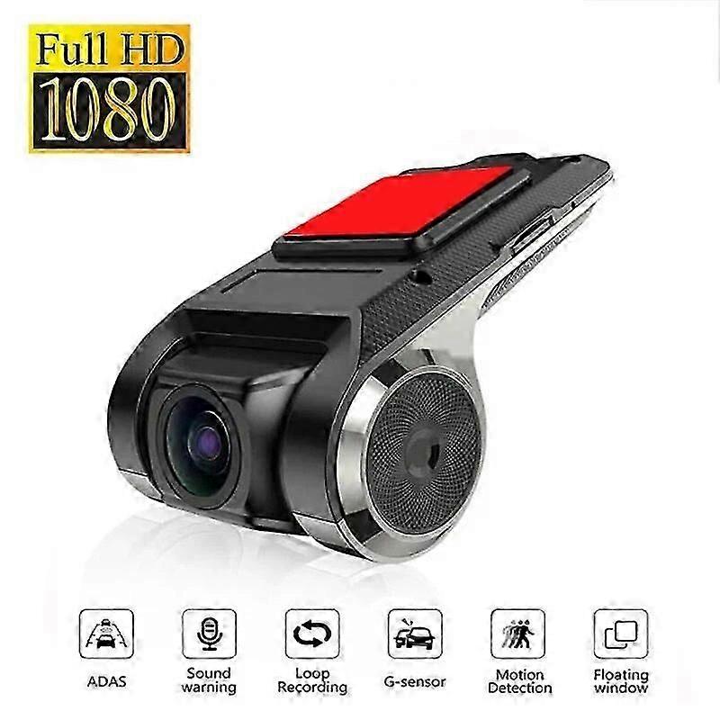 Car DVR Dash Cam Full HD 1080P Dash Cam For DVD Android Player ADAS LDWS Navigation Unit Auto Audio Voice Alarm Video Recording