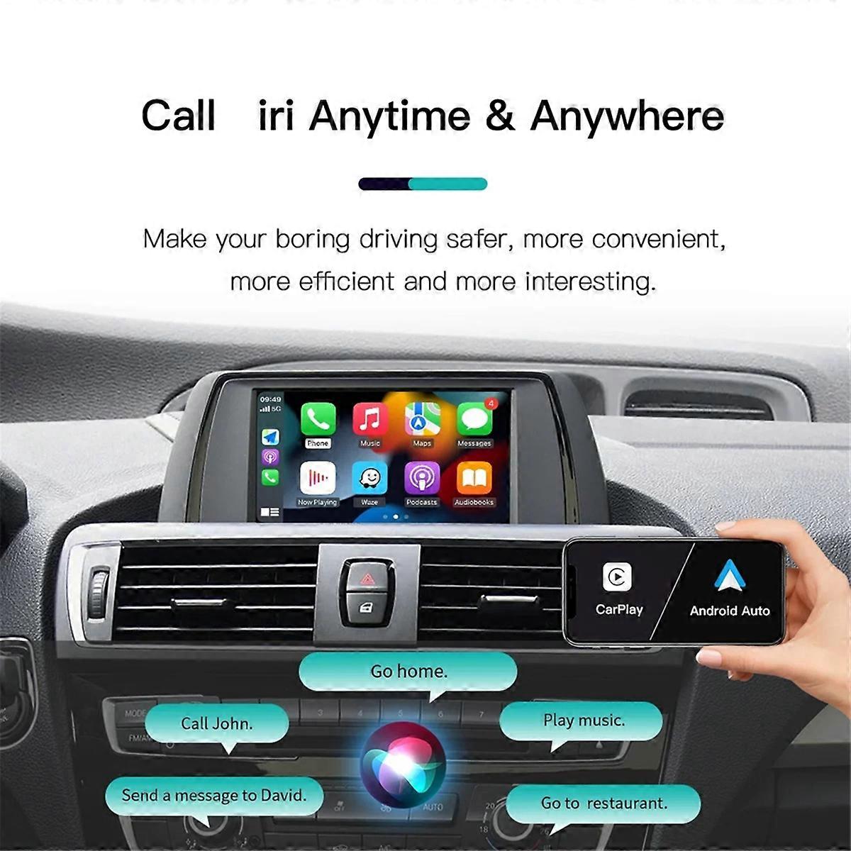 Wireless CarPlay Decoder Android Auto Module for 1 2 3 4 5 Series X1 X3 ...