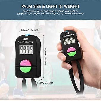 Handheld Digital Clicker Electronic Manual Plus and Minus Portable ...