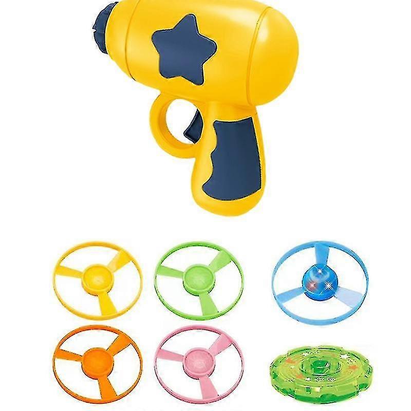 Flying Saucer Cat Fetch Toy – Plastic Game Disc Launcher for Cats