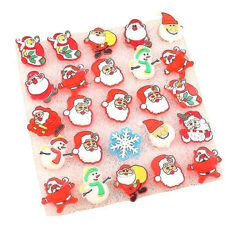 10pcs Led Badge, Plastic Cartoon Element Led Luminous Brooch