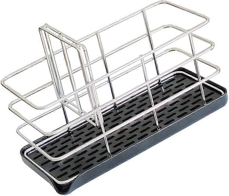 Kitchen Sink Organizer with Quick Drying Feature, Space Saving Design for Optimal Utilization, Heavy Duty Steel Offers Superior Durability