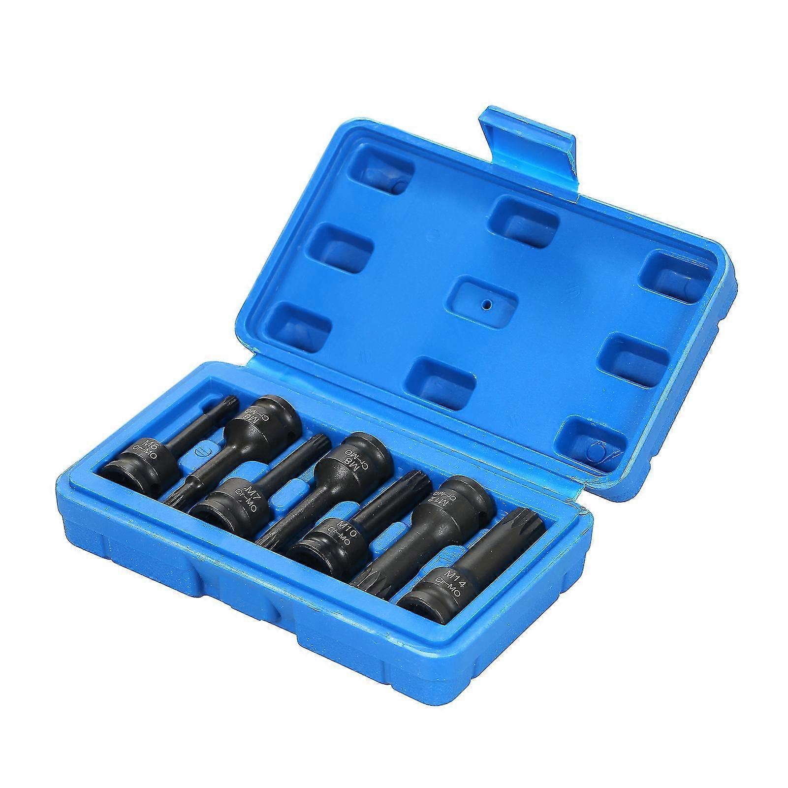 Drive Impact Socket Set Triple Square Spline Bit Cr-mo Steel Socket Set