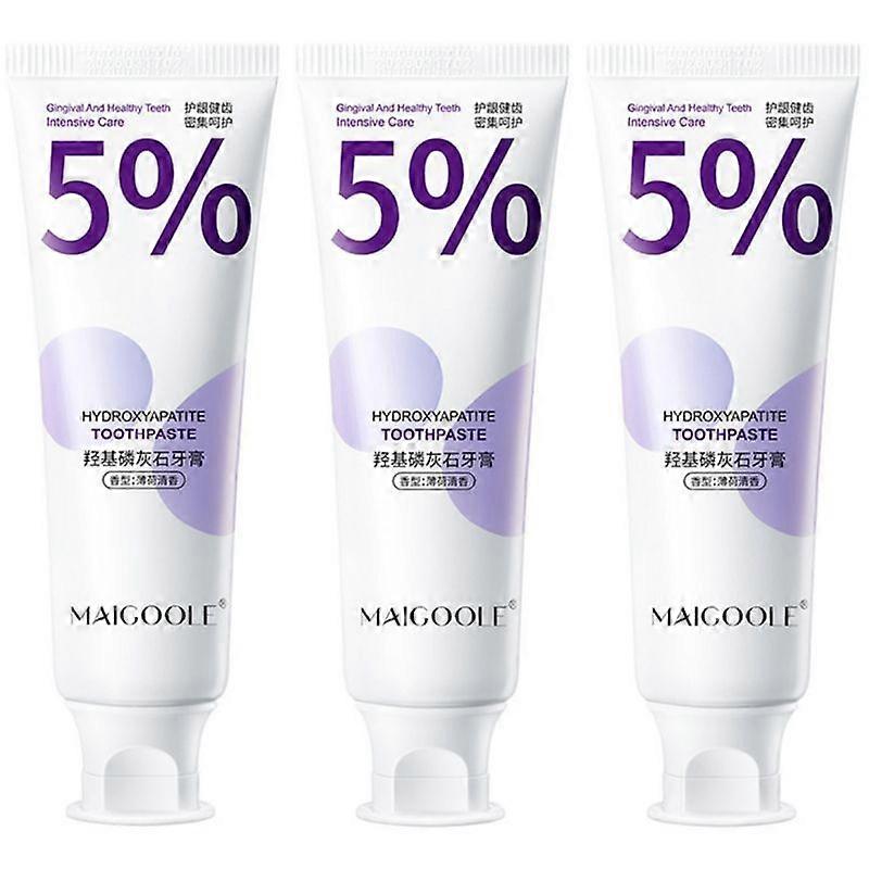 3個2024新しいハイドロキシアパタイト歯磨き粉プロバイオティクスホワイトニング歯磨き粉100g