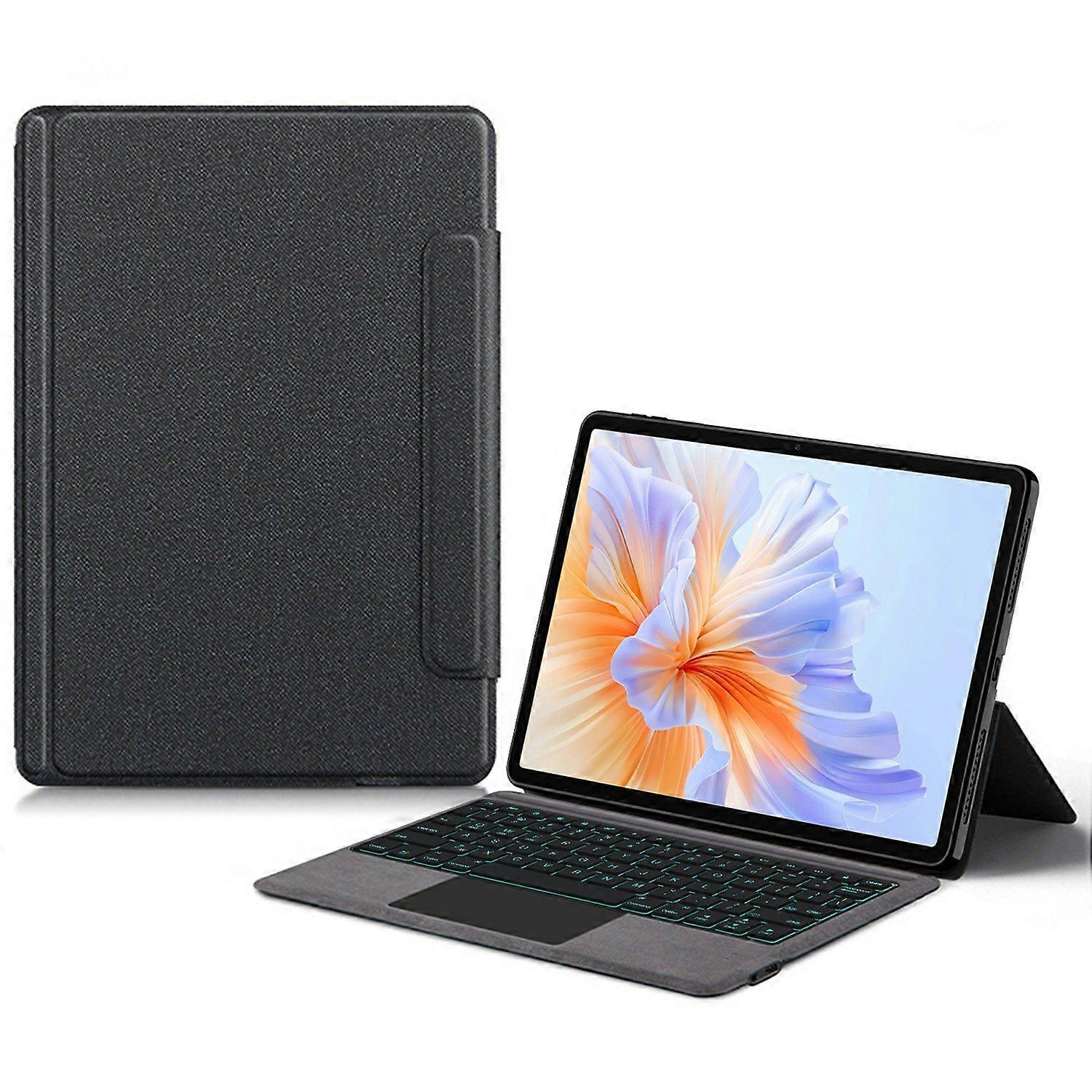 For Honor Pad V9 Leather Case+Touchpad Bluetooth Keyboard with Backlit